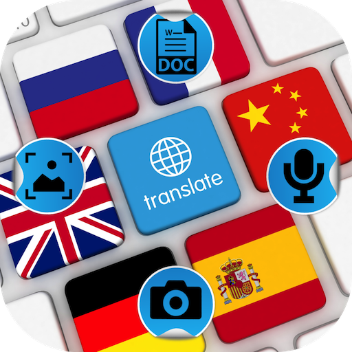 Translator for text, screen and voice icon