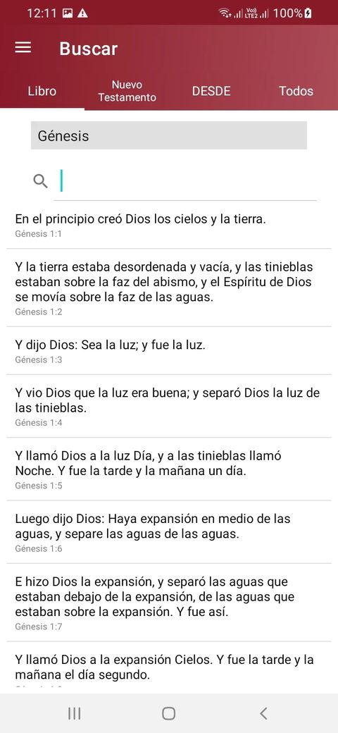 Biblia Reina Valera — screenshot 2