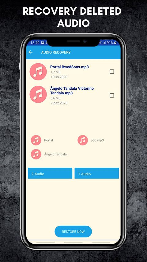 File Recovery – for audio, video, photo — screenshot 3