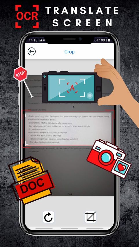 Translator for text, screen and voice — screenshot 1