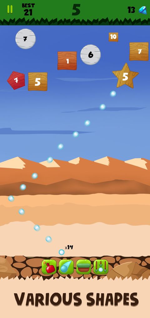 Jungle Ball Bricks Breaker – Bouncing ball game — screenshot 3