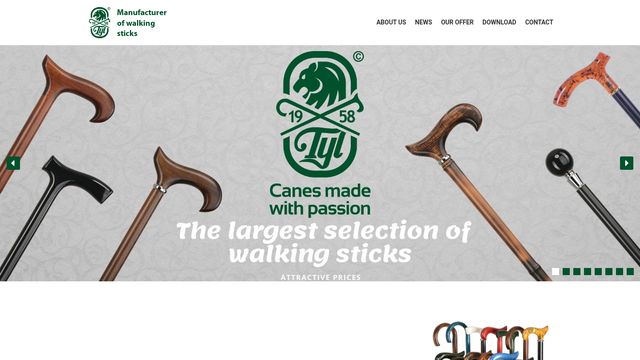TYL Walking Sticks — screenshot