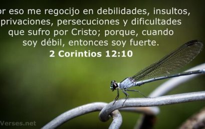 2 Corintios 12,10