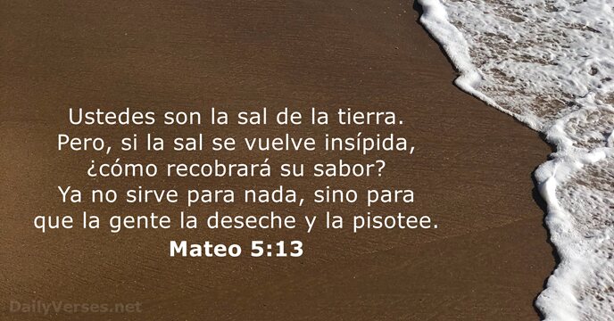 Mateo 5,13