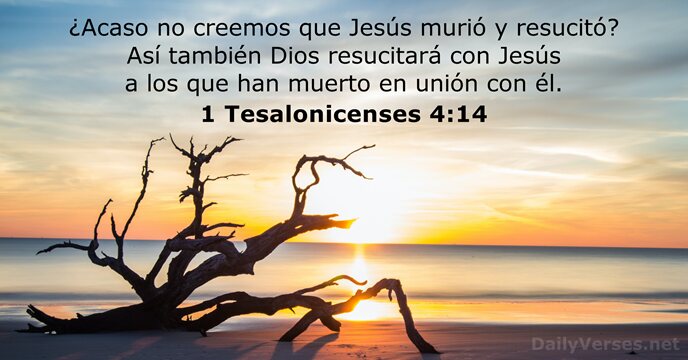 1 Tesalonicenses 4:14