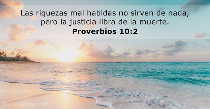 Proverbios 10:2